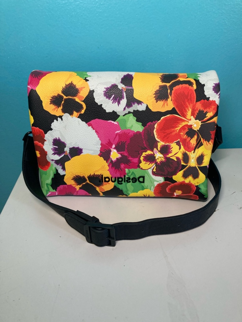 Desigual Floral Cross Body Bag